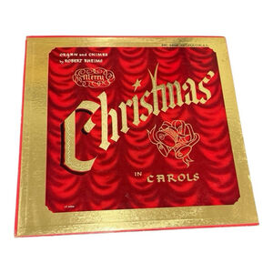 Robert Rheims Merry Christmas In Carols Vinyl Record LP